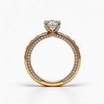Load image into Gallery viewer, Yellow Gold Polish 9K Round Solitairect Solitaire Ring
