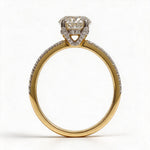 Load image into Gallery viewer, Yellow Gold Polish 9K Round Solitairect Solitaire Ring
