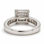 Load image into Gallery viewer, White Rhodium 9K Emerald Solitairect Solitaire Ring
