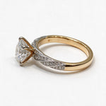 Load image into Gallery viewer, Yellow Gold Polish 9K Round Solitairect Solitaire Ring

