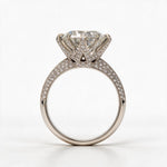 Load image into Gallery viewer, White Rhodium 14K Round Solitairect Solitaire Ring
