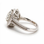 Load image into Gallery viewer, White Rhodium 9K Round Solitairect Solitaire Ring
