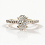 Load image into Gallery viewer, Yellow Gold Polish 9K Oval Solitairect Solitaire Ring
