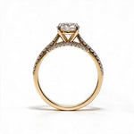 Load image into Gallery viewer, Yellow Gold Polish 9K Round Solitairect Solitaire Ring
