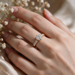 Load image into Gallery viewer, Yellow Gold Polish 9K Round Solitairect Solitaire Ring
