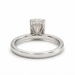 Load image into Gallery viewer, White Rhodium 9K Emerald Solitairect Solitaire Ring
