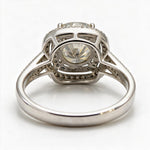 Load image into Gallery viewer, White Rhodium 9K Round Solitairect Solitaire Ring
