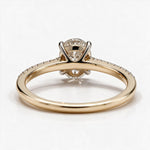 Load image into Gallery viewer, Yellow Gold Polish 9K Oval Solitairect Solitaire Ring

