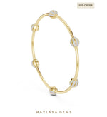 Load image into Gallery viewer, Maylaya Gems lab-grown diamond bracelet in yellow gold
