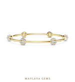 Load image into Gallery viewer, Maylaya Gems lab-grown diamond bracelet in yellow gold
