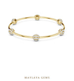 Load image into Gallery viewer, Maylaya Gems lab-grown diamond bracelet in yellow gold
