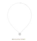Load image into Gallery viewer, 0.6 ct Round Lab-Grown Diamond Pendant — White Gold. Pendant only; chain not included.
