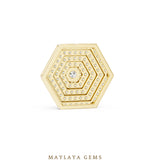 Load image into Gallery viewer, 0.6 ct Round Lab-Grown Diamond Pendant — Yellow Gold. Pendant only; chain not included.
