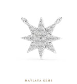 Load image into Gallery viewer, 0.172 ct Round Lab-Grown Diamond Pendant — White Gold. Pendant only; chain not included.
