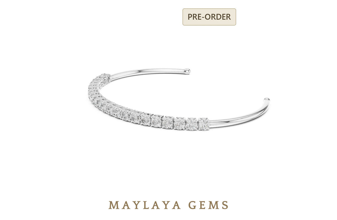 Maylaya Gems bracelet 588 White Gold design