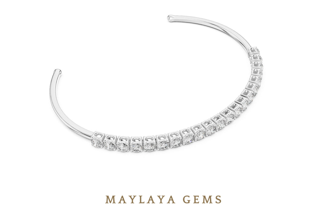 Maylaya Gems bracelet 588 White Gold design