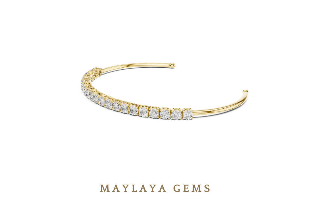 Maylaya Gems bracelet 588 Yellow Gold design