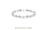 Load image into Gallery viewer, Maylaya Gems lab-grown diamond bracelet in white gold
