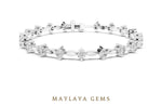 Load image into Gallery viewer, Maylaya Gems lab-grown diamond bracelet in white gold

