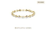 Load image into Gallery viewer, Maylaya Gems lab-grown diamond bracelet in yellow gold
