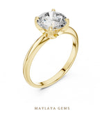 Load image into Gallery viewer, Maylaya Gems lab-grown diamond ring in yellow gold
