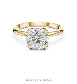 Load image into Gallery viewer, Maylaya Gems lab-grown diamond ring in yellow gold
