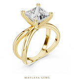 Load image into Gallery viewer, Maylaya Gems lab-grown diamond ring in yellow gold

