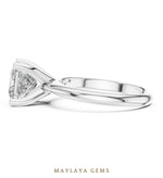 Load image into Gallery viewer, Maylaya Gems lab-grown diamond ring in white gold
