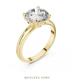 Load image into Gallery viewer, Maylaya Gems lab-grown diamond ring in yellow gold
