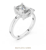 Load image into Gallery viewer, Maylaya Gems lab-grown diamond ring in white gold
