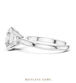 Load image into Gallery viewer, Maylaya Gems lab-grown diamond ring in white gold
