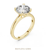 Load image into Gallery viewer, Maylaya Gems lab-grown diamond ring in yellow gold
