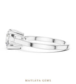 Load image into Gallery viewer, Maylaya Gems lab-grown diamond ring in white gold
