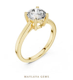 Load image into Gallery viewer, Maylaya Gems lab-grown diamond ring in yellow gold

