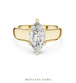 Load image into Gallery viewer, Maylaya Gems lab-grown diamond ring in yellow gold

