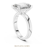Load image into Gallery viewer, Maylaya Gems lab-grown diamond ring in white gold
