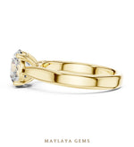 Load image into Gallery viewer, Maylaya Gems lab-grown diamond ring in yellow gold
