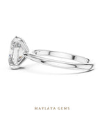 Load image into Gallery viewer, Maylaya Gems lab-grown diamond ring in white gold
