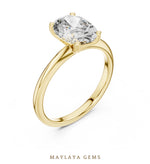 Load image into Gallery viewer, Maylaya Gems lab-grown diamond ring in yellow gold
