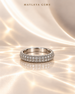 Load image into Gallery viewer, Maylaya Gems E007 — White Background Duo, glossy cream resting view
