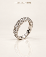 Load image into Gallery viewer, Maylaya Gems E007 — White Background Duo, soft white standing view
