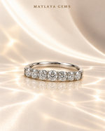 Load image into Gallery viewer, Maylaya Gems E010 — White Background Duo, glossy cream resting view
