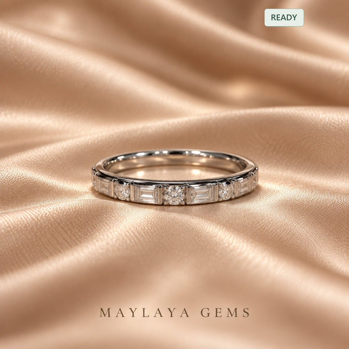 Maylaya gems f008 ring — front view