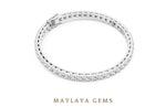 Load image into Gallery viewer, Maylaya Gems lab-grown diamond bracelet in white gold
