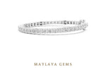 Load image into Gallery viewer, Maylaya Gems lab-grown diamond bracelet in white gold

