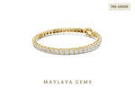 Load image into Gallery viewer, Maylaya Gems lab-grown diamond bracelet in yellow gold
