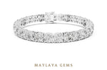 Load image into Gallery viewer, Maylaya Gems lab-grown diamond bracelet in white gold

