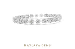 Load image into Gallery viewer, Maylaya Gems lab-grown diamond bracelet in white gold
