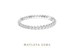 Load image into Gallery viewer, Maylaya Gems lab-grown diamond bracelet in white gold
