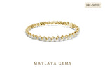Load image into Gallery viewer, Maylaya Gems lab-grown diamond bracelet in yellow gold
